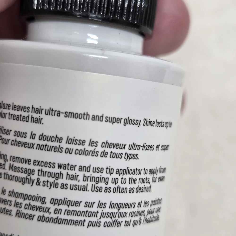 dpHUE Glossy Glaze - Sheer Transparent - 2 Minute Conditioning Hair Gloss - 4oz